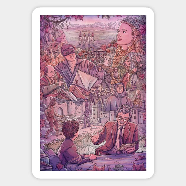 Princess Bride Sticker by TaylorRoseMakesArt